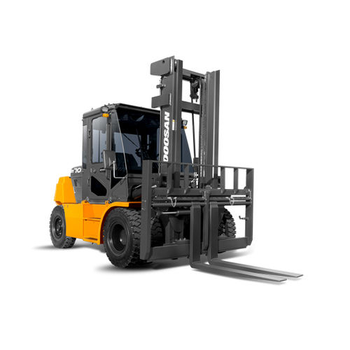Carrello elevatore diesel - Dx0S-7 series - Daewoo Industrial Vehicles - con conducente seduto / per movimentazione / industriale