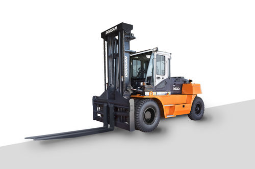 Carrello elevatore diesel - D1x0S-7 series - Daewoo Industrial Vehicles - con conducente seduto / per movimentazione / industriale