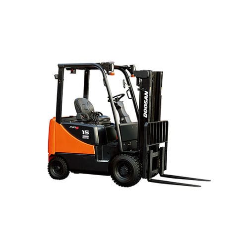 Carrello elevatore diesel - D15S-5 - Daewoo Industrial Vehicles - a GPL / con conducente seduto / per movimentazione
