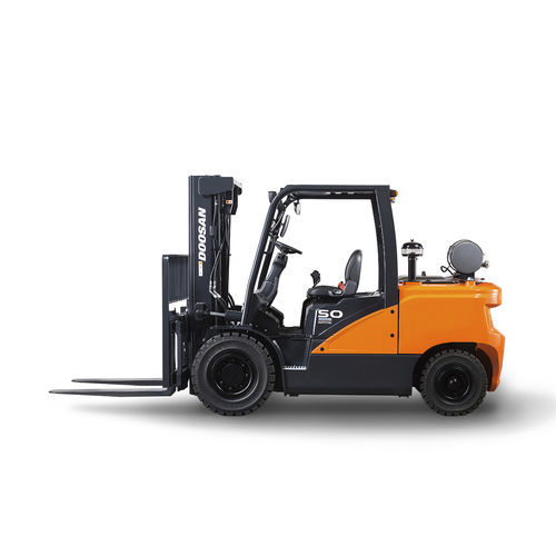 Carrello elevatore a GPL - G35S-7 - Daewoo Industrial Vehicles - con conducente seduto / industriale / per magazzino