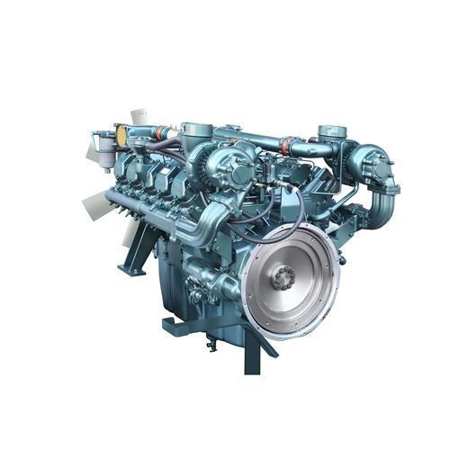 Motore diesel - DP180LA - HD HYUNDAI INFRACORE - a 10 cilindri / turbo / per gruppo elettrogeno