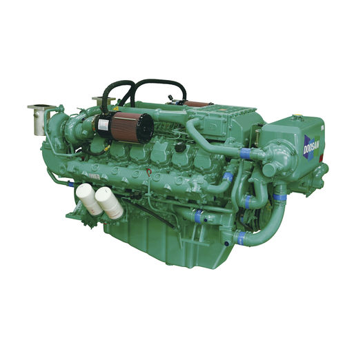 Motore diesel - V222TI - HD HYUNDAI INFRACORE - a 12 cilindri / turbo / per applicazioni marine