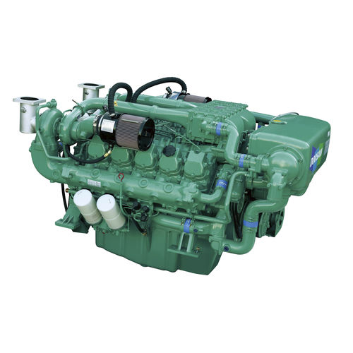 Motore diesel - V180TI - HD HYUNDAI INFRACORE - a 10 cilindri / turbo / per applicazioni marine