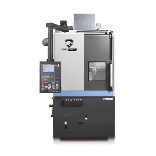 Centro di tornitura CNC - PUMA V40 series - DN SOLUTIONS - verticale / 2 assi / 12 utensili