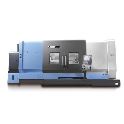 Centro di tornitura CNC - PUMA 1000 series - DN SOLUTIONS - 2 assi / 10 utensili / per pezzi di grandi dimensioni