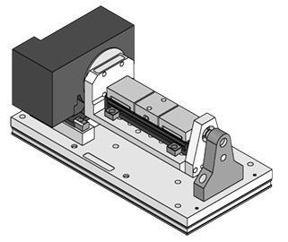Tavola rotante orizzontale - Abbott Workholding - per centro di lavorazione