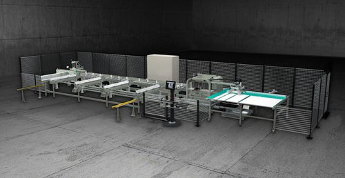 Centro di taglio CNC - V-CUT - Emmegi Group - a lama rotativa / per PVC / per alluminio