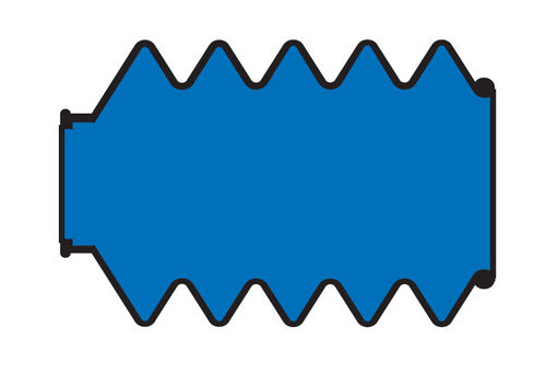 Soffietto rotondo - MFB - Simrit - in gomma / a fisarmonica / per macchina