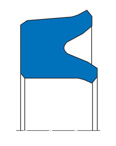 Guarnizione a labbro - TM 21 - Simrit - in poliuretano / a U / per pistone