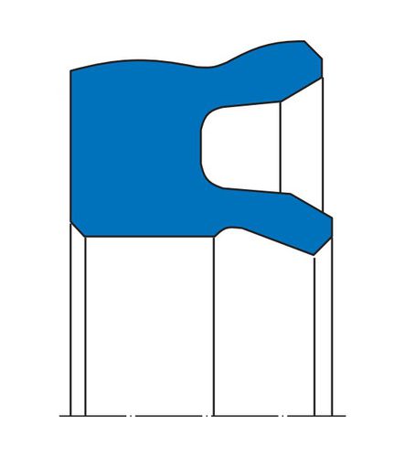 Guarnizione torica - TMP 21 - Simrit - a U / per pistone / pneumatica