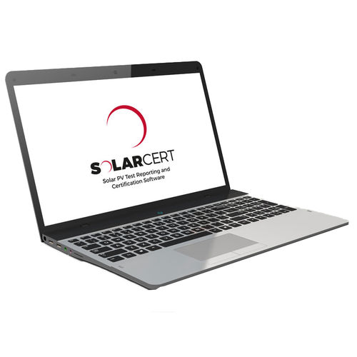 Software per reportistica - SolarCert - Seaward - di impianto fotovoltaico