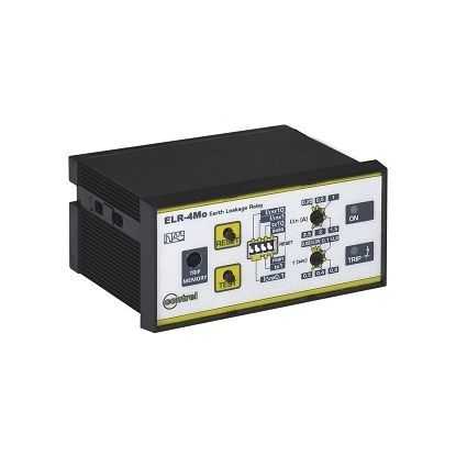 Relè di protezione con dispersione a terra - ELR-4 series - Contrel elettronica - 2NA/NC / per montaggio su pannello / su guida DIN