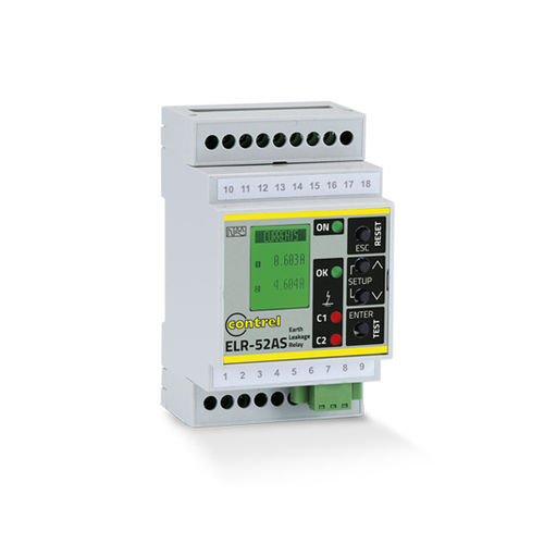 Relè di protezione con dispersione a terra - ELR-52AS - Contrel elettronica - di corrente / AC / su guida DIN