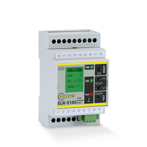 Relè di protezione con dispersione a terra - ELR-51AS - Contrel elettronica - di corrente / AC / DC