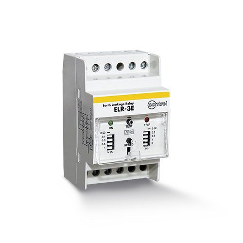 Relè di protezione con dispersione a terra - ELR-3E series - Contrel elettronica - 2NA/NC / AC / DC