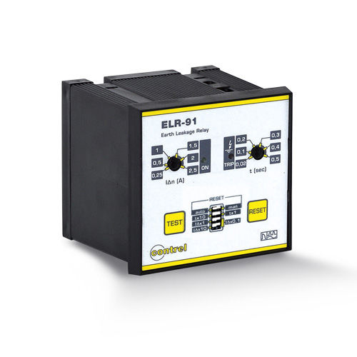 Relè di protezione con dispersione a terra - ELR-9 series - Contrel elettronica - per montaggio su pannello / su guida DIN / IEC