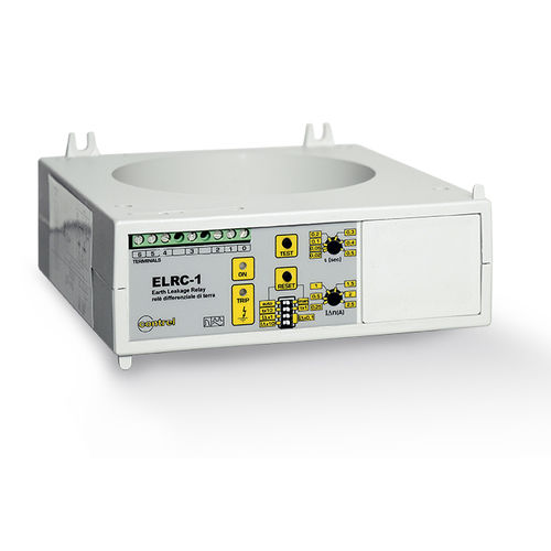 Relè di protezione con dispersione a terra - ELRC-1 series - Contrel elettronica - 1NA/NC / per montaggio su pannello / su guida DIN