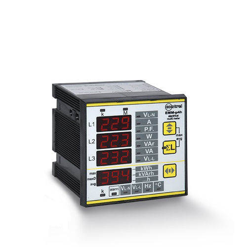 Apparecchio di misura di tensione - EMM-µ4h - Contrel elettronica - di corrente / di frequenza / di potenza reattiva