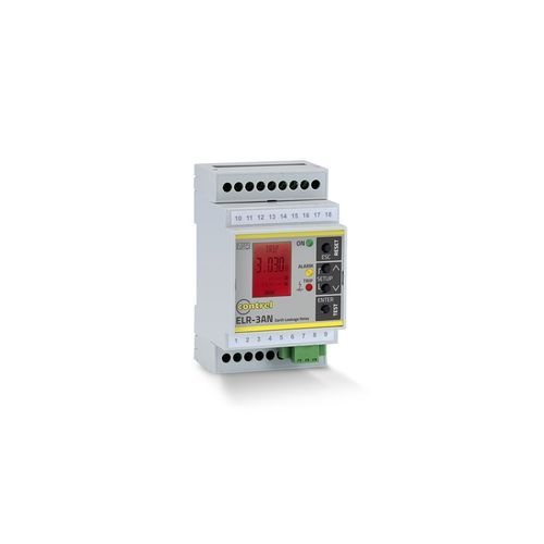 Relè di protezione con dispersione a terra - ELR-3AN - Contrel elettronica - su guida DIN / RS485 / Modbus RTU