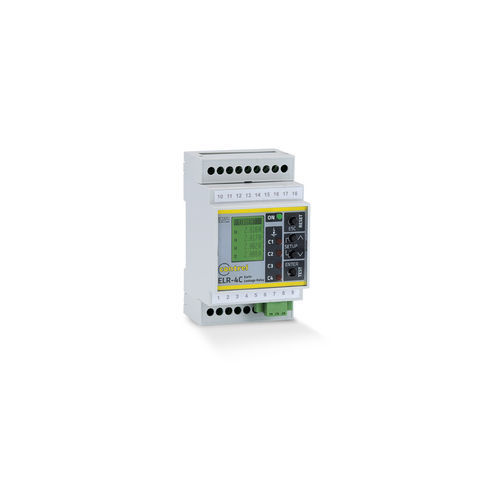 Relè di protezione con dispersione a terra - ELR-4C  - Contrel elettronica - su guida DIN / RS485 / IEC