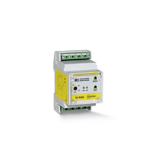 Controllore di isolamento per rete AC - RI-R48 - Contrel elettronica - AC/DC / per rete a bassa tensione (BT) / per motore