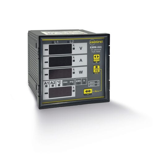 Multimetro digitale - EMM-4dc - Contrel elettronica - montato su pannello / cat III / da laboratorio