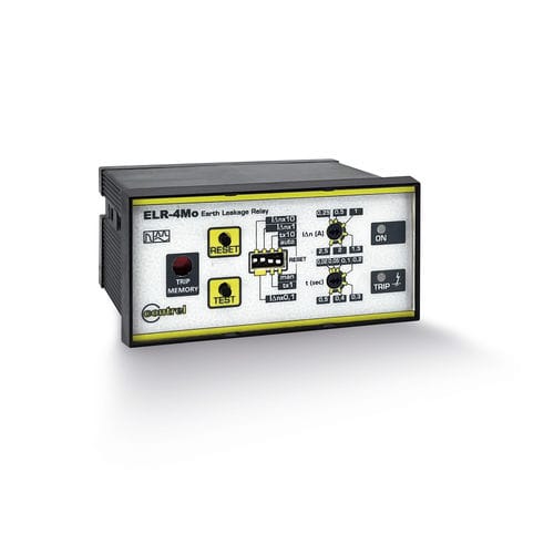 Relè di protezione con dispersione a terra - ELR-4 series - Contrel elettronica - 2NA/NC / per montaggio su pannello / su guida DIN