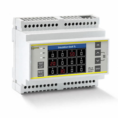 Relè di protezione di isolamento - HFL-12 - Contrel elettronica - monofase / AC / su guida DIN