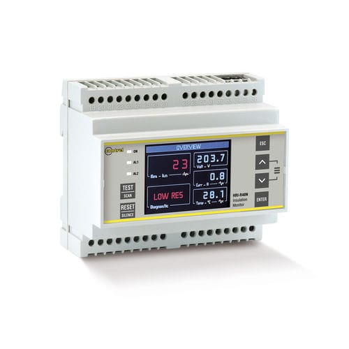 Controllore di isolamento RS485 - HRI-R40N - Contrel elettronica - con localizzazione dei difetti d’isolamento / Modbus / RS485