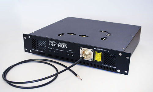 Fonte di luce LED - LedHUB® - Omicron Laserprodukte GmbH - visibile / infrarossa / UV