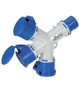 Presa elettrica sospesa - max. 415 V, 16 - 32 A | 690 series  - Elettrocanali - da incasso / IP67