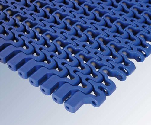 Nastro trasportatore modulare - C12 series - Afher Eurobelt - forato / in polipropilene / industriale