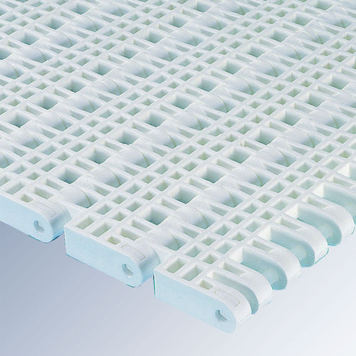 Nastro trasportatore modulare - E5x series - Afher Eurobelt - forato / in polipropilene / industriale