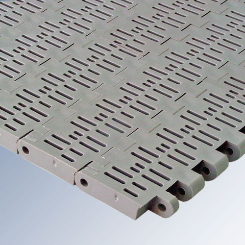 Nastro trasportatore modulare - E50 series - Afher Eurobelt - perforato / in polipropilene / industriale