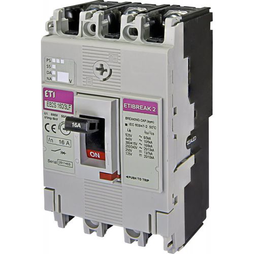 Interruttore magnetotermico - 004671801 - ETI - a bassa tensione / 3 poli / modulare