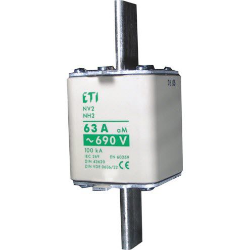 Fusibile NH - 004185430 - ETI - classe aM / per motore elettrico