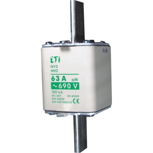 Fusibile NH - 004181412 - ETI - classe aM / a bassa tensione / per motore elettrico