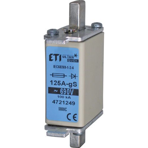 Fusibile NH - 004721249 - ETI - azione rapida / gS / per semiconduttore