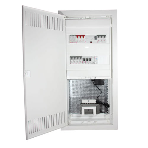 Scatola per distribuzione elettrica - ECG COMBO Series - ETI - per montaggio a filo / rettangolare / modulare