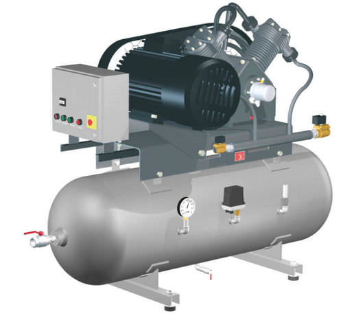 Booster a pistone - ADP300-150 - Airpol - di aria compressa / a due piani / con serbatoio