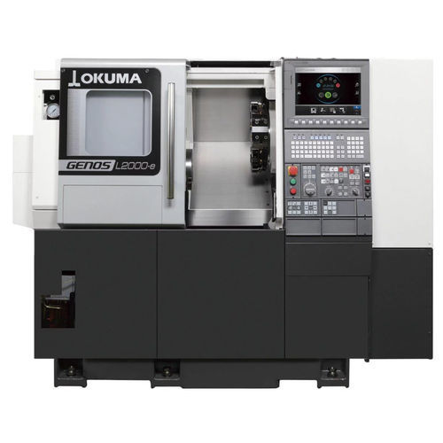 Tornio CNC - GENOS L2000-e - OKUMA EUROPE GMBH - orizzontale / 12 utensili / potente