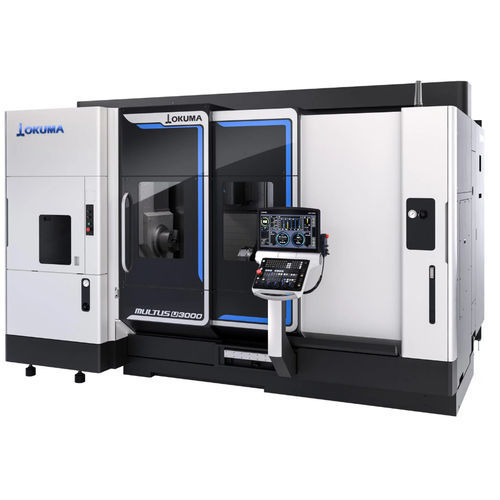 Centro di tornitura-fresatura CNC - MULTUS U3000 - OKUMA EUROPE GMBH - orizzontale / a due torrette / a due mandrini