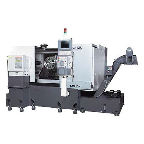 Centro di tornitura CNC - LAW-FII - OKUMA EUROPE GMBH - verticale / 2 assi / 12 utensili