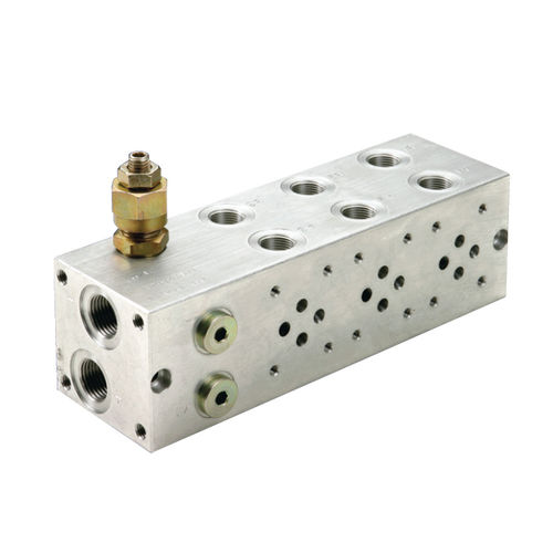 Manifold multicanale - CETOP series - OMT Group - in alluminio / idraulico / filettato