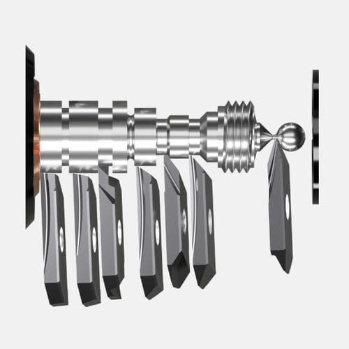 Utensile di tornitura a flangia - J11ER HP6-0 - Whizcut of Sweden AB - di precisione / con cambio rapido / in acciaio