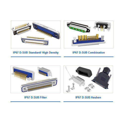Connettore D-Sub - CONEC Elektronische Bauelemente GmbH - di dati / per uso industriale / IP67