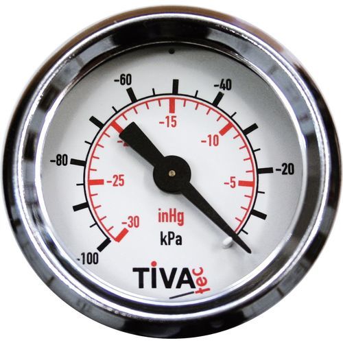 Misuratore di vuoto a tubo Bourdon - M-DH-40-1/0-tivatec - Timmer GmbH