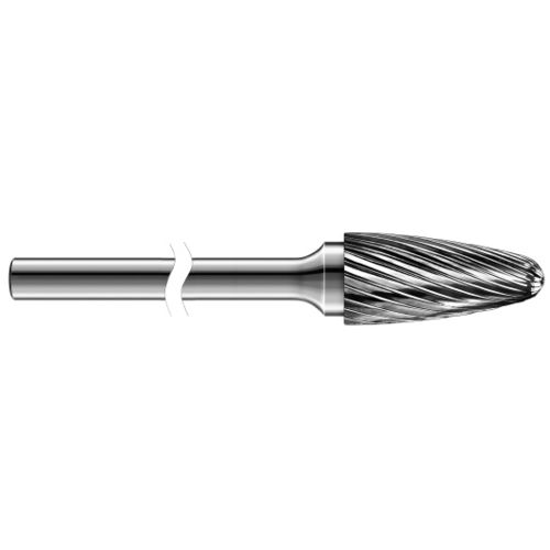 Fresa integrale - 33x100   - Cerin s.p.a. - di sbavatura / rivestita / a gambo cilindrico