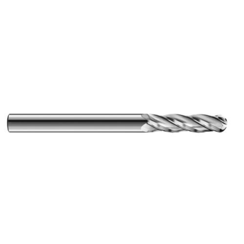 Fresa di testa semisferica - 64RXL series  - Cerin s.p.a. - integrale / rivestita / per acciaio