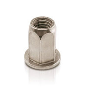 Dado esagonale - 6300 series - FAR - autoagganciante cieco / in acciaio inox